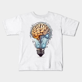 Bulb brain Kids T-Shirt